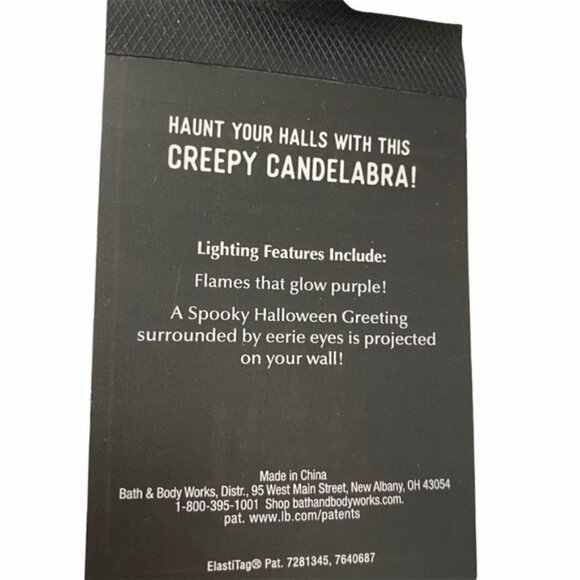 Bath and Body Works Candelabra Roses Nightlight Projector Wallflower - Picture 7 of 7